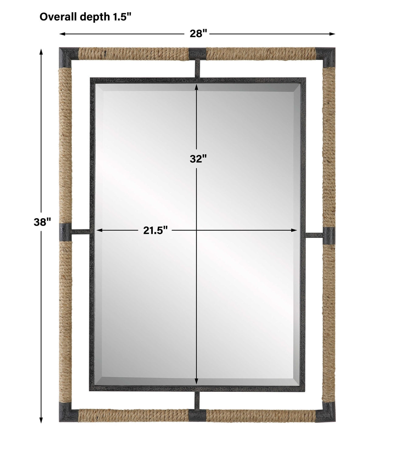 UTTERMOST MELVILLE & MIRROR - Mirrors