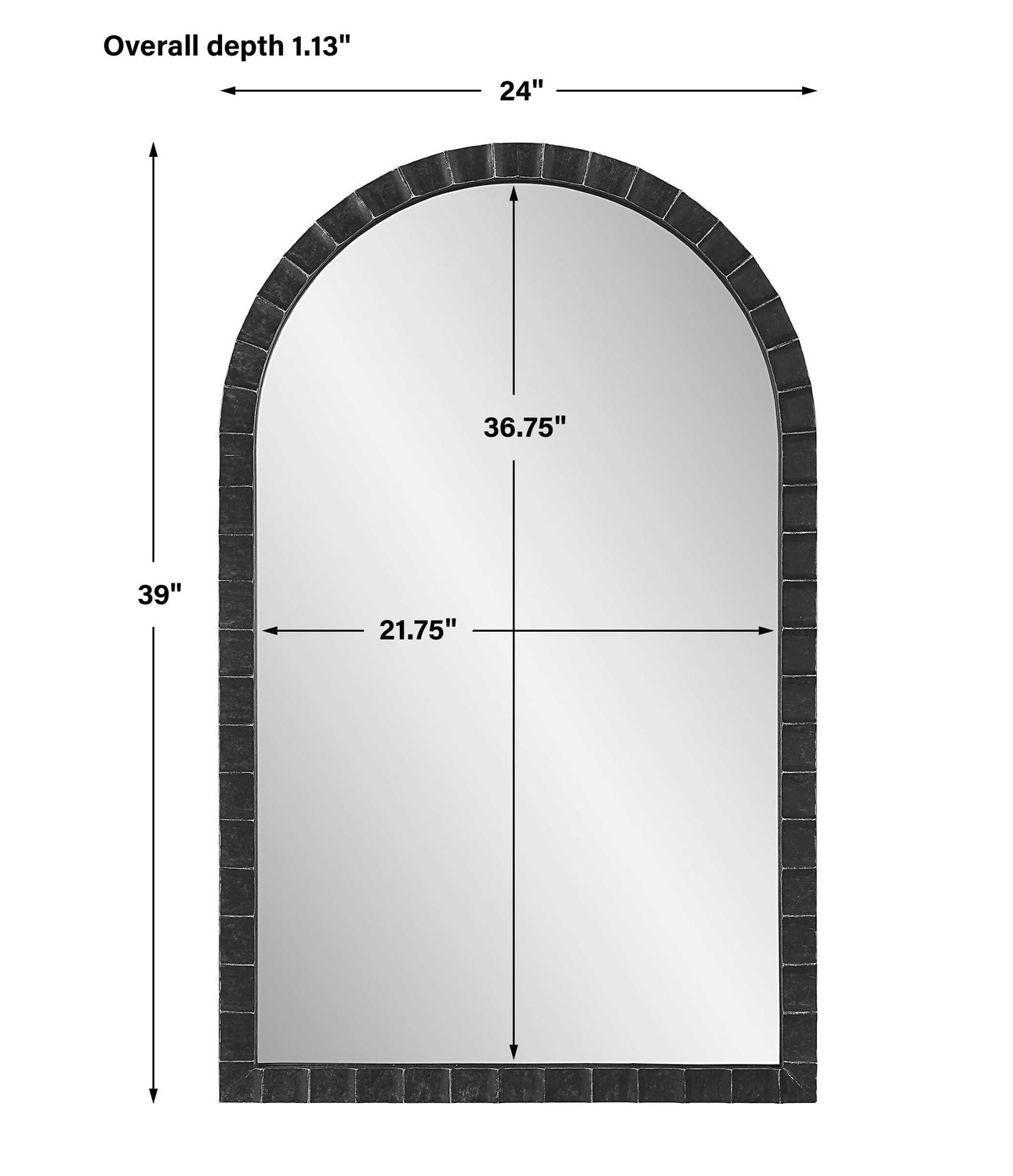 UTTERMOST DANDRIDGE ARCH MIRROR - Mirrors