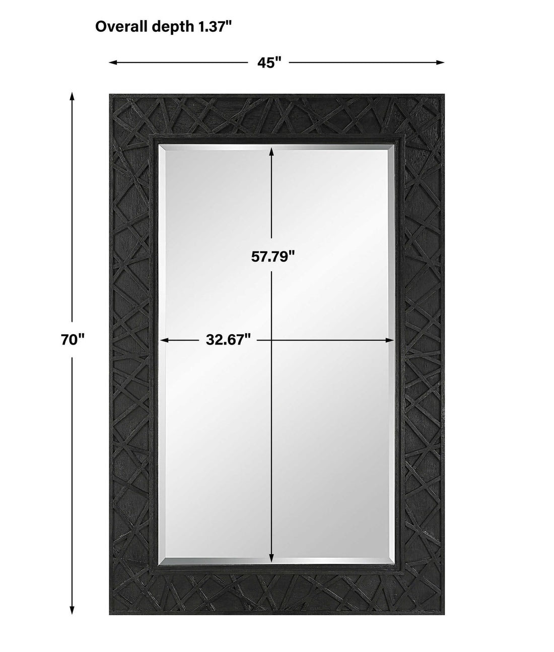 UTTERMOST Everest Satin Mirror - Mirrors