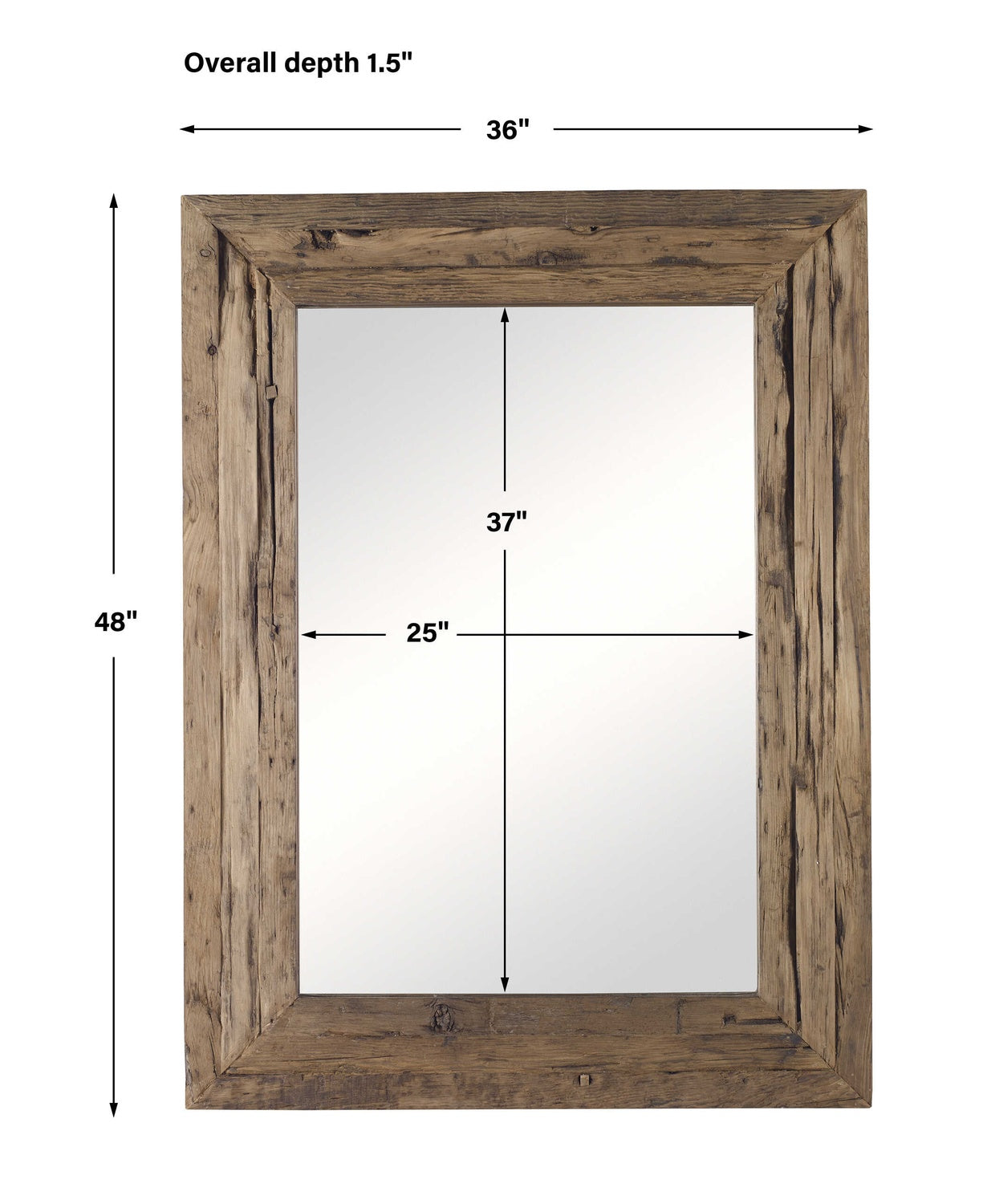 UTTERMOST RENNICK RUSTIC MIRROR - Mirrors
