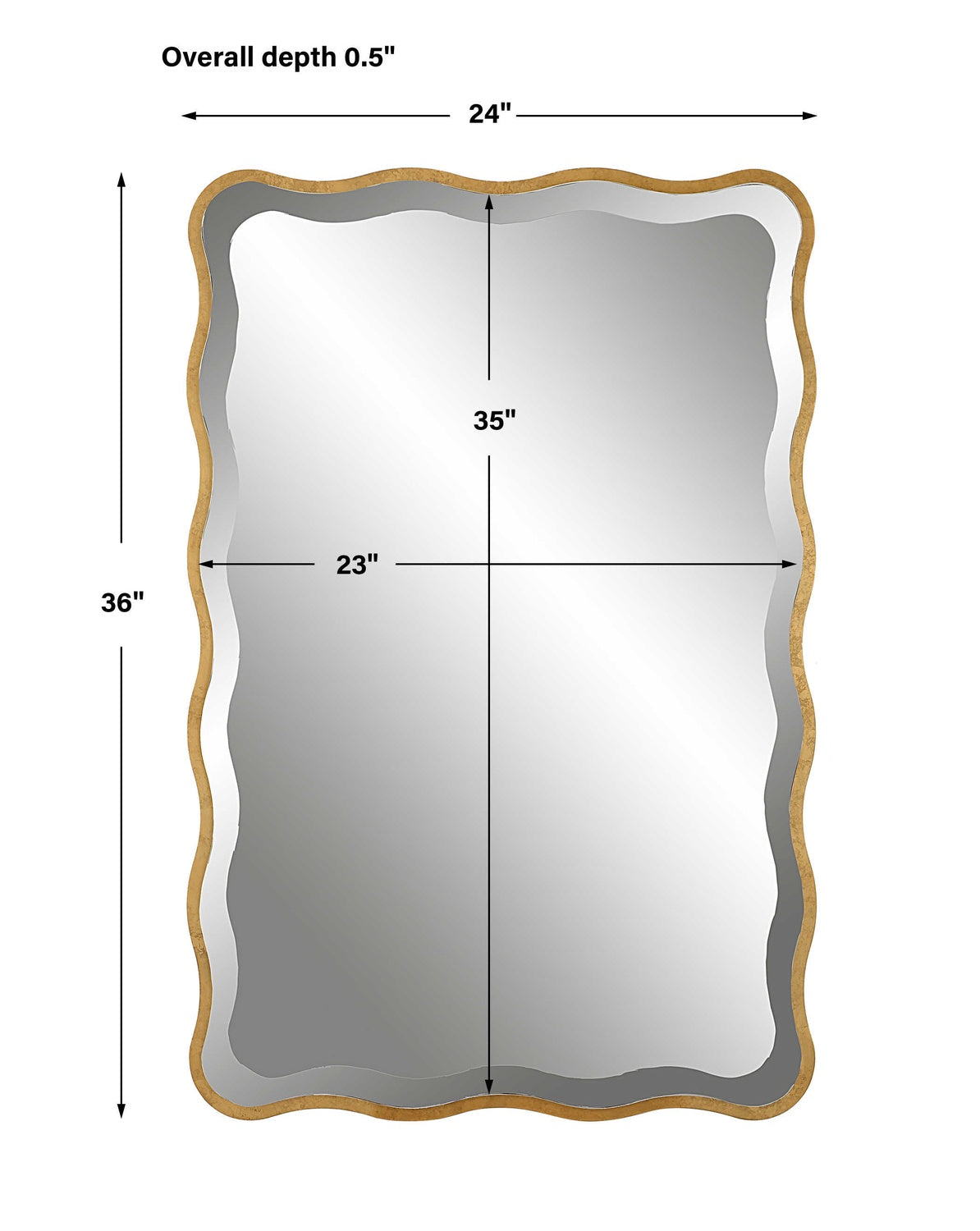 UTTERMOST ANETA SCALLOPED MIRROR - Mirrors