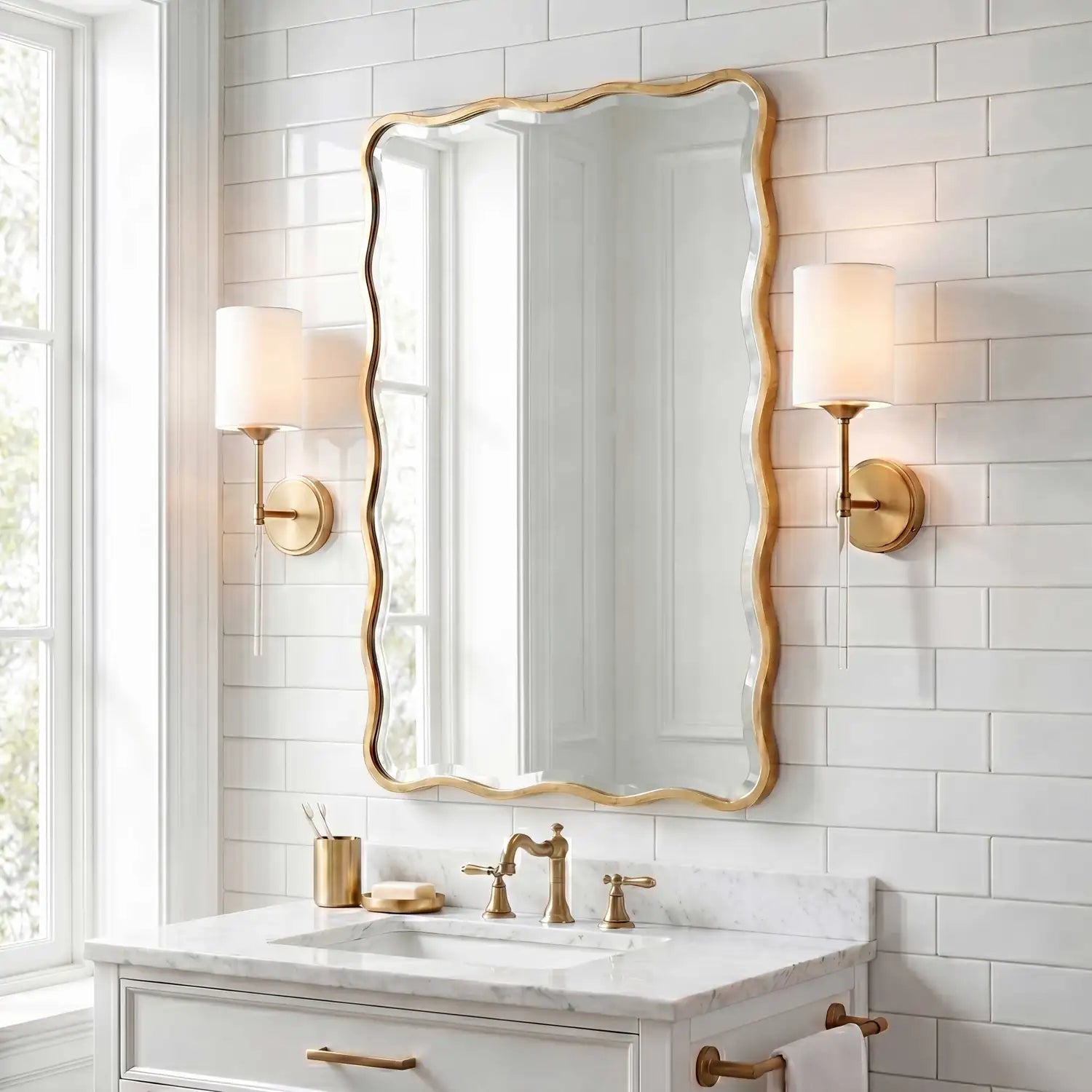 UTTERMOST Aneta Scalloped Mirror - Mirrors