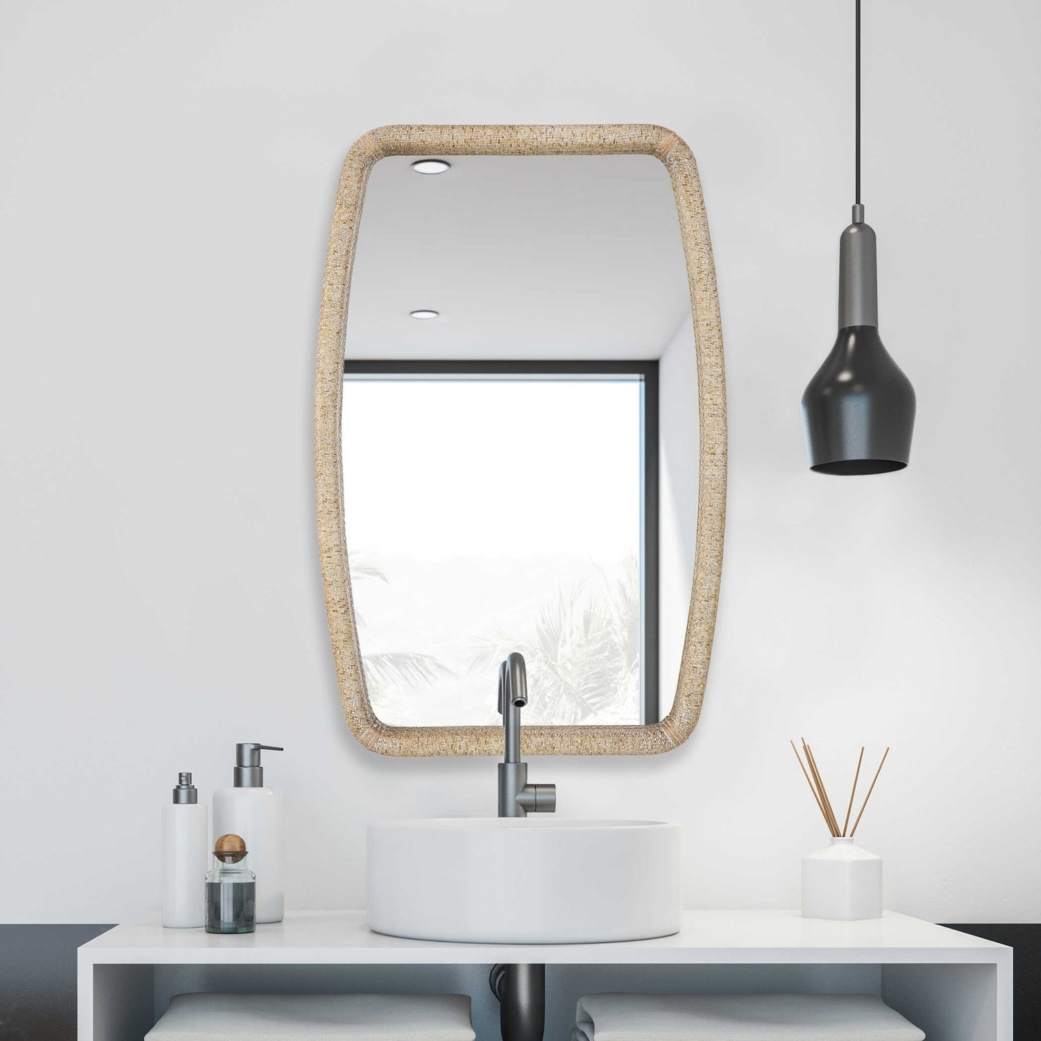 UTTERMOST Tiki Mirror - Mirrors
