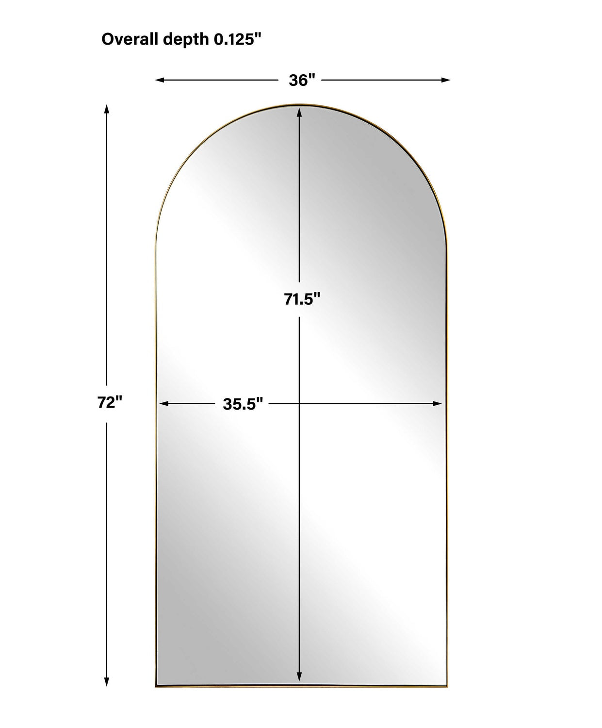 UTTERMOST Crosley Arch Mirror - Mirrors