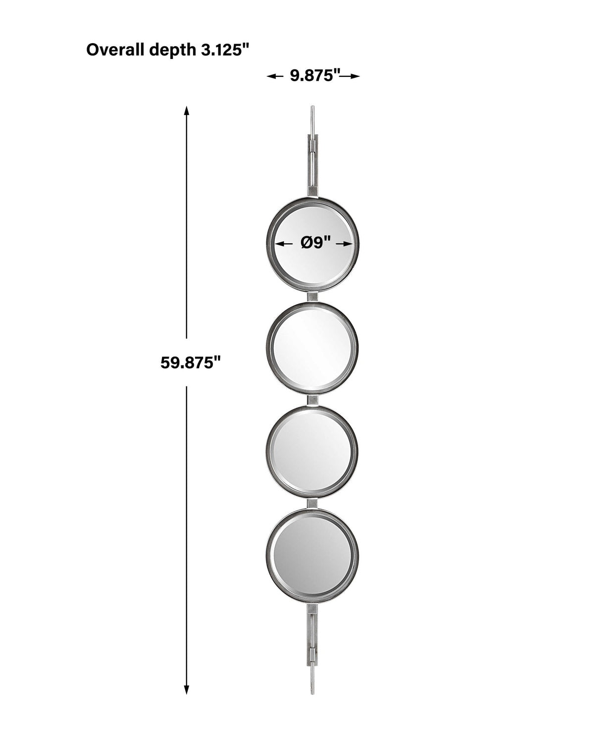 UTTERMOST BUTTON MIRROR - Mirrors