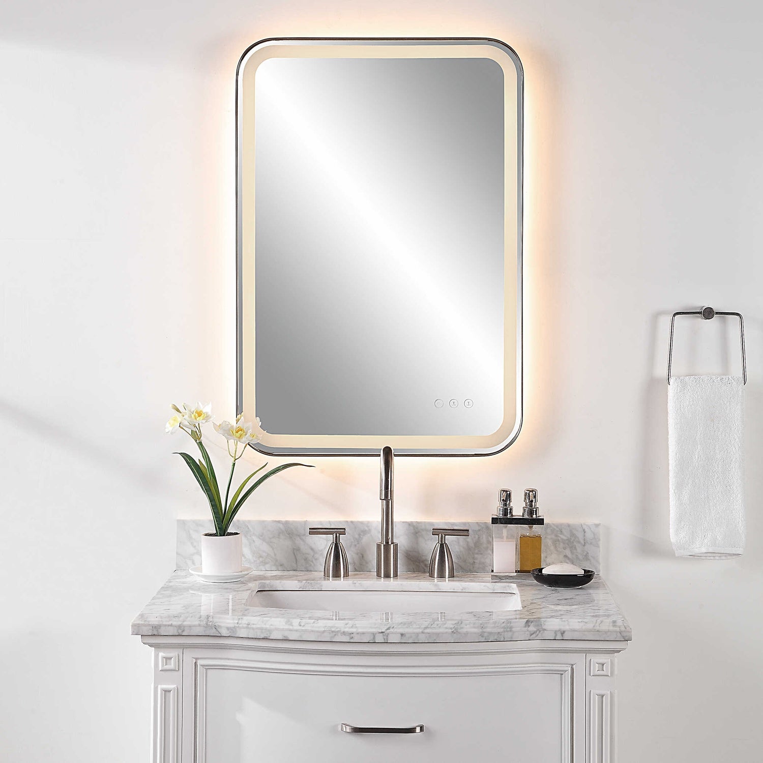 UTTERMOST Crofton Lighted Vanity Mirror - Mirrors