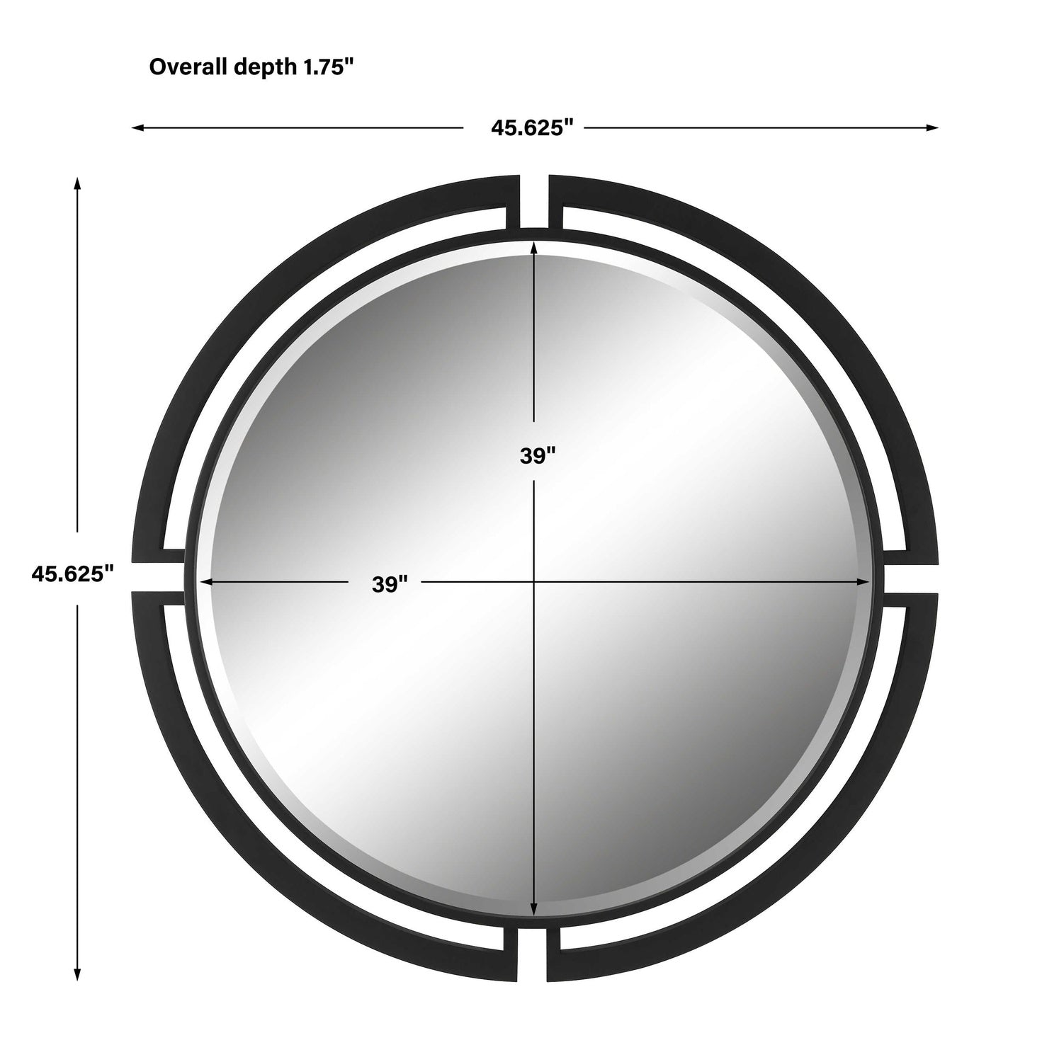 UTTERMOST QUADRANT MODERN MIRROR - Mirrors