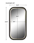UTTERMOST NEVAEH CURVED RECTANGLE MIRROR - Mirrors