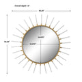 UTTERMOST Oracle Starburst Mirror - Mirrors