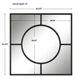 UTTERMOST Spurgeon Square Window Mirror - Mirrors