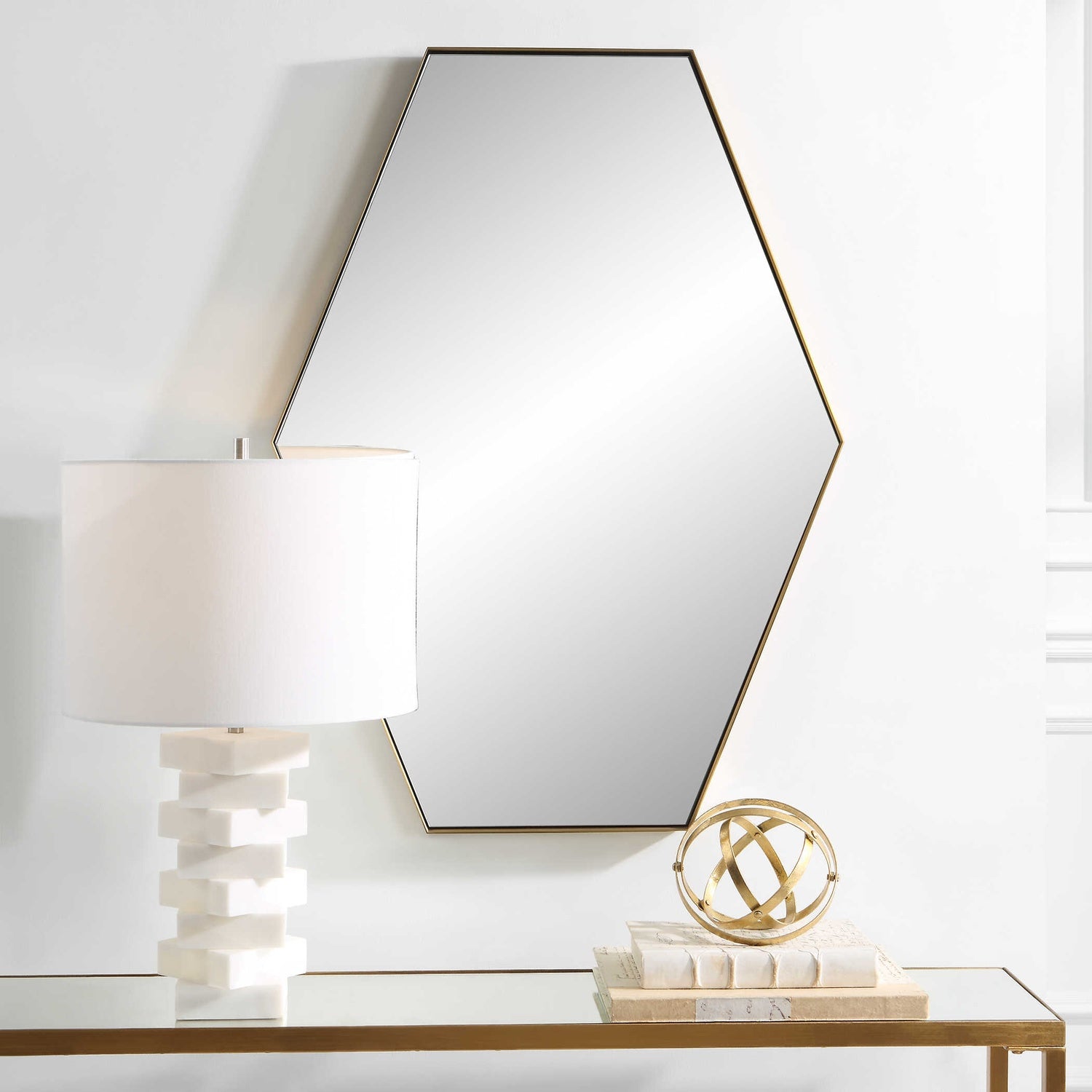 UTTERMOST Ankara Hexagon Mirror - Mirrors