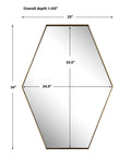 UTTERMOST Ankara Hexagon Mirror - Mirrors