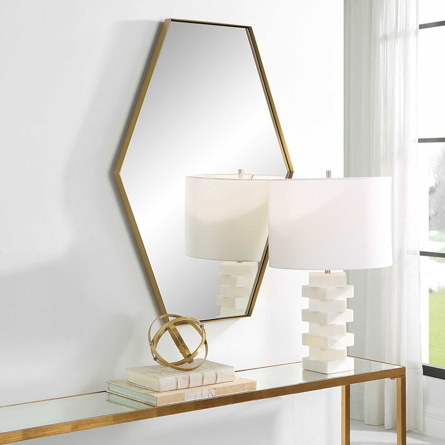 UTTERMOST ANKARA HEXAGON MIRROR - Mirrors