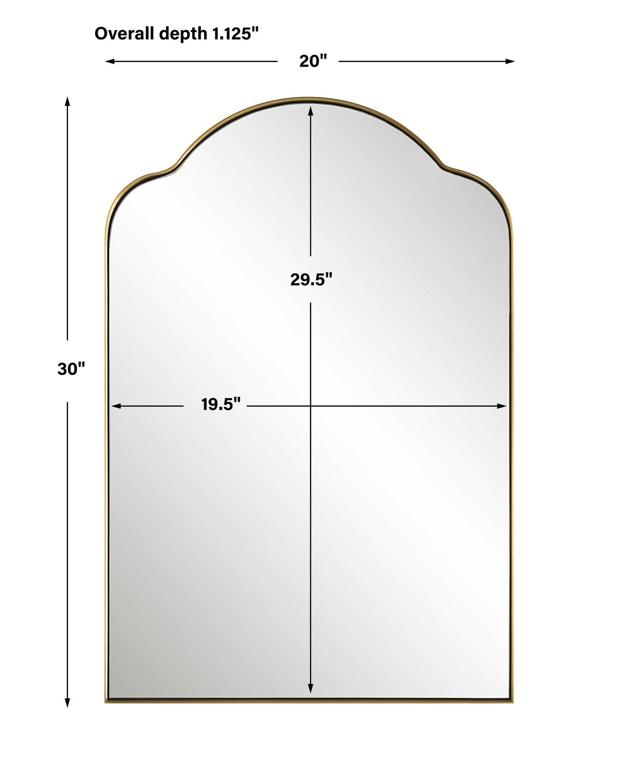 UTTERMOST SIDNEY ARCH MIRROR - Mirrors
