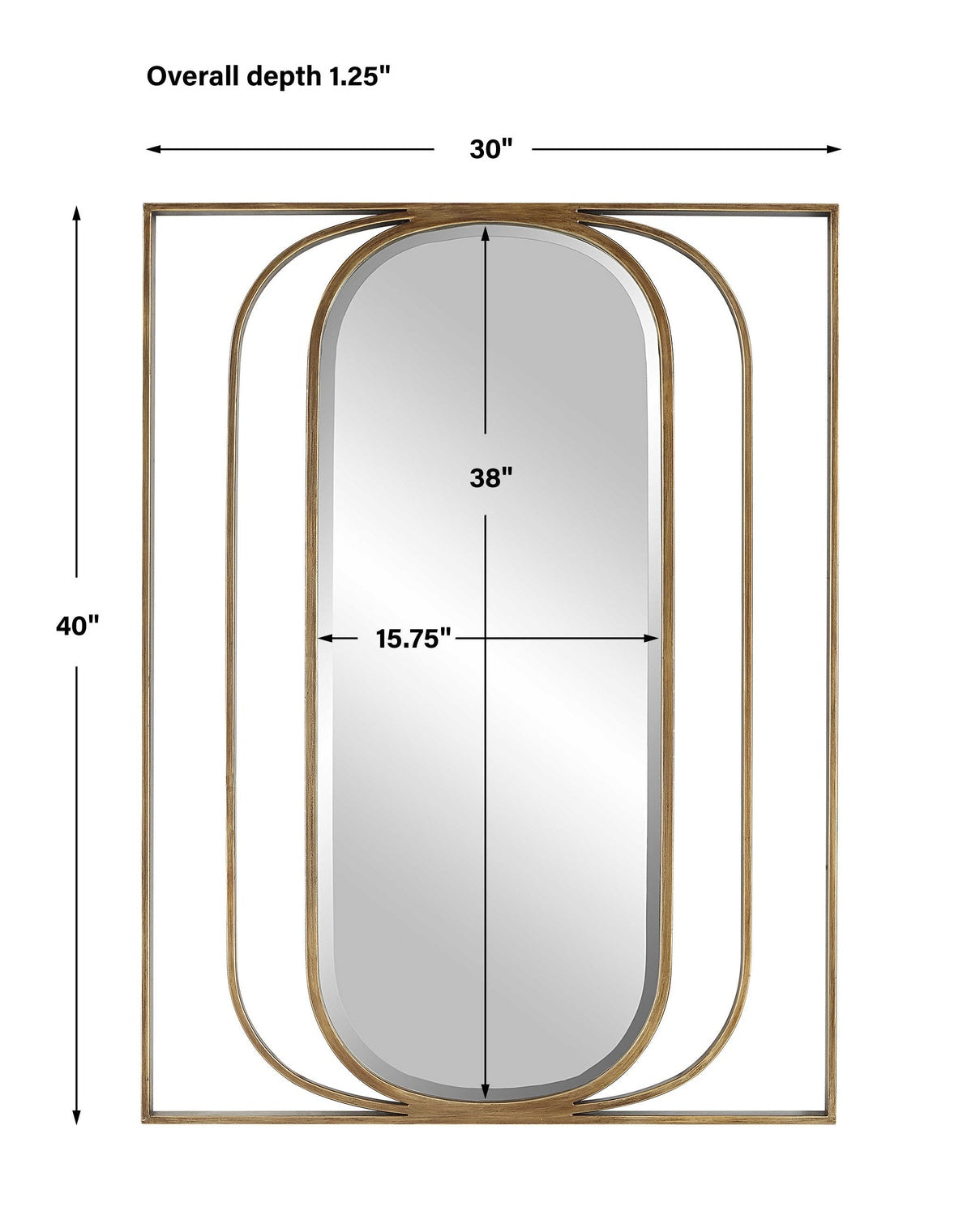 UTTERMOST REPLICATE CONTEMPORARY OVAL MIRROR - Mirrors