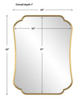 UTTERMOST ATHENA BRUSHED MIRROR - Mirrors