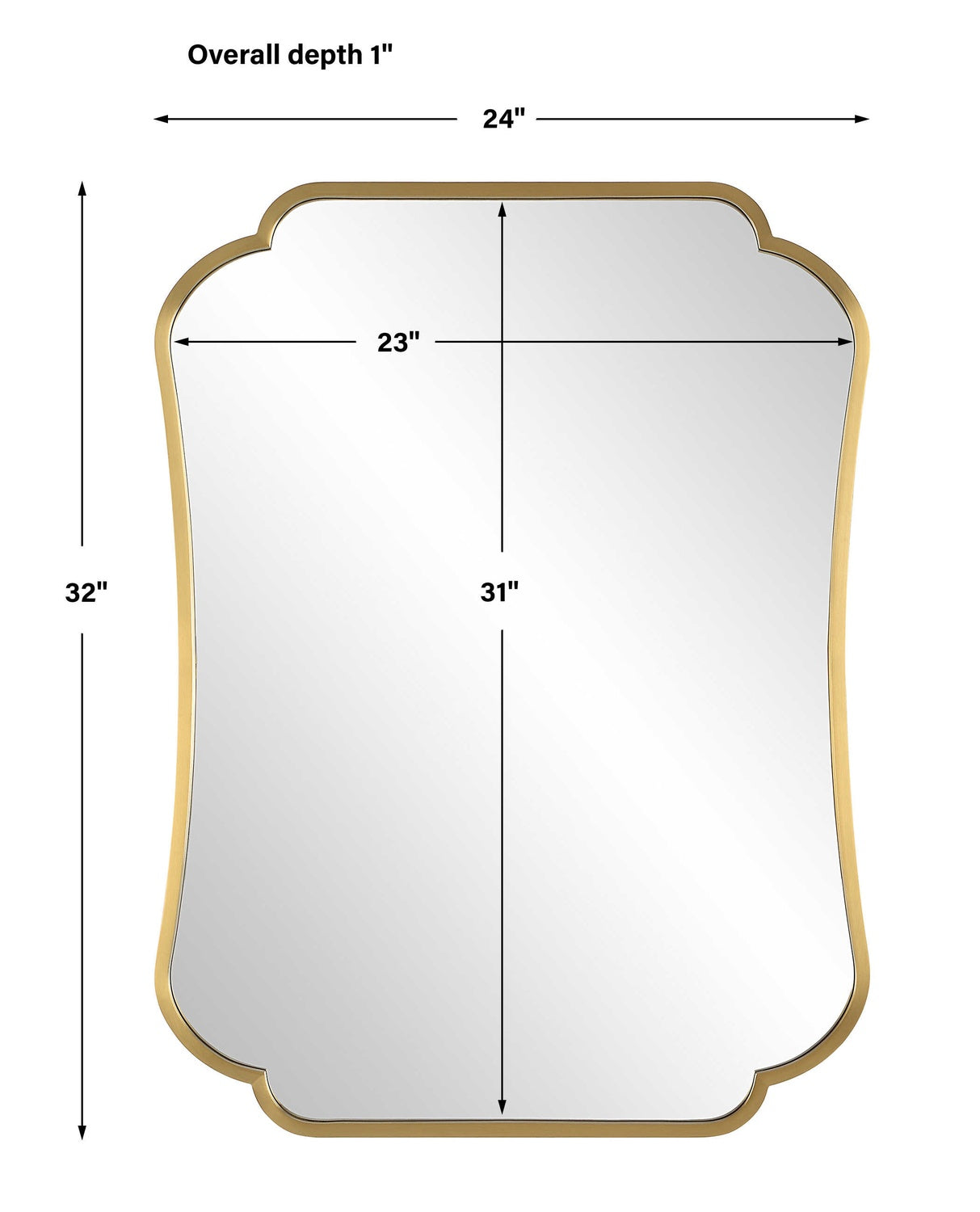 UTTERMOST ATHENA BRUSHED MIRROR - Mirrors