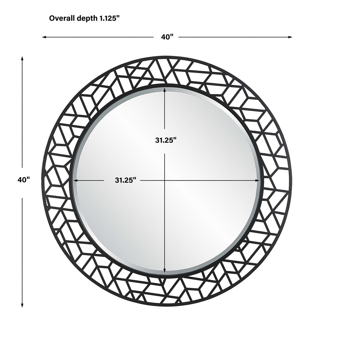 UTTERMOST MOSAIC METAL MIRROR - Mirrors
