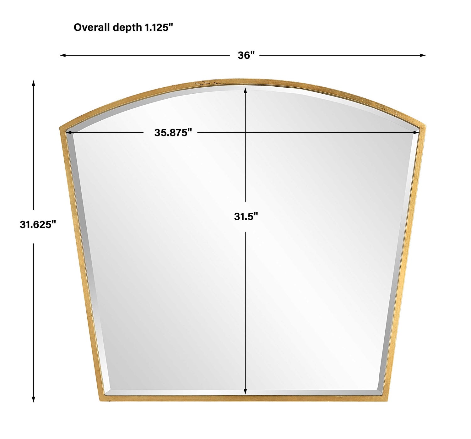 UTTERMOST BOUNDARY ARCH MIRROR - Mirrors