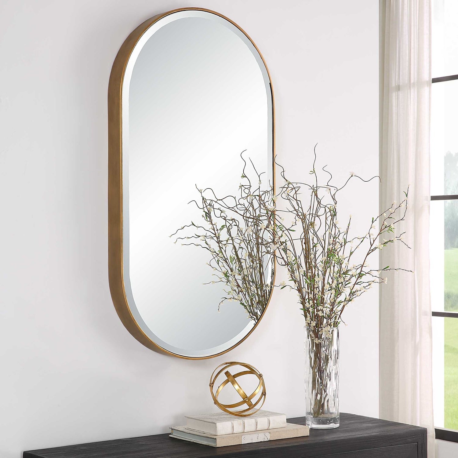 UTTERMOST LAGO OVAL MIRROR - Mirrors
