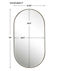 UTTERMOST Lago Oval Mirror - Mirrors