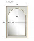 UTTERMOST CRISANTA GLOSS ARCH MIRROR - Mirrors