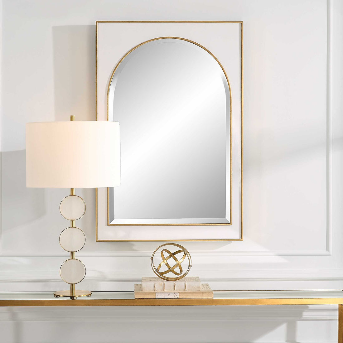UTTERMOST Crisanta Gloss Arch Mirror - Mirrors