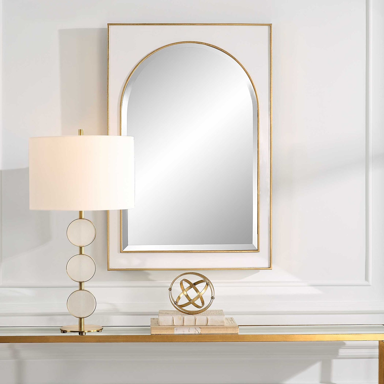UTTERMOST CRISANTA GLOSS ARCH MIRROR - Mirrors