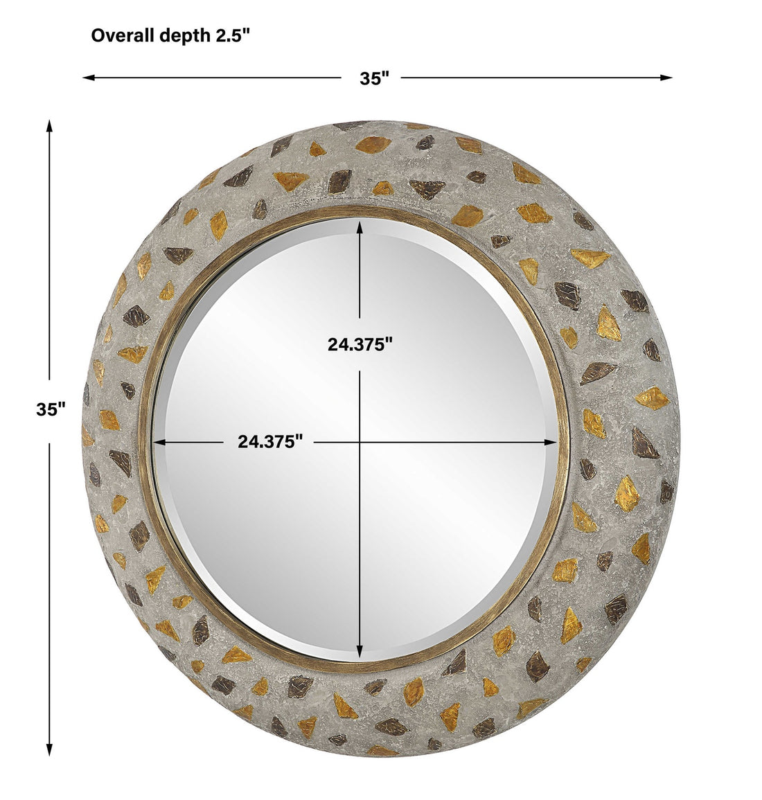 UTTERMOST TERRAZZO MIRROR - Mirrors