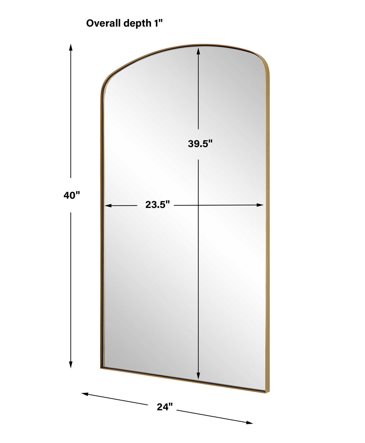UTTERMOST TORDERA ARCH MIRROR - Mirrors