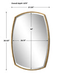 UTTERMOST VARENNA AGED VANITY MIRROR - Mirrors