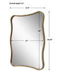 UTTERMOST PAVIA CURVY VANITY MIRROR - Mirrors