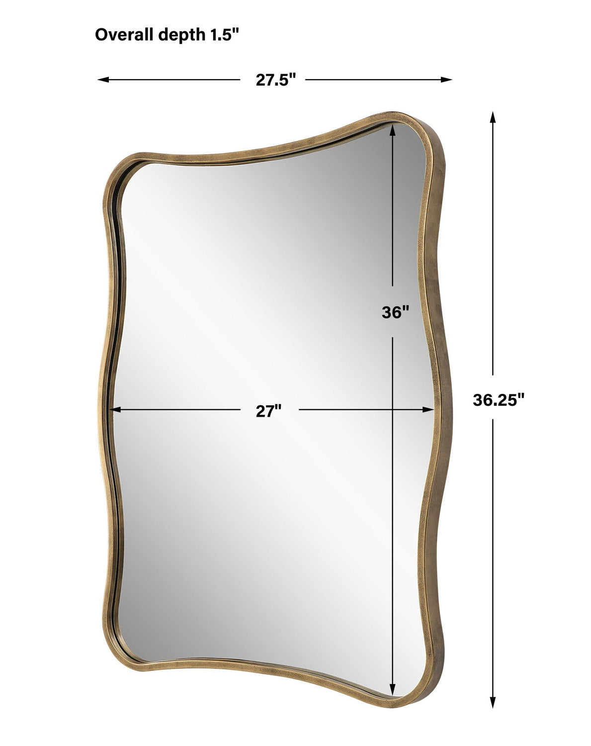 UTTERMOST PAVIA CURVY VANITY MIRROR - Mirrors