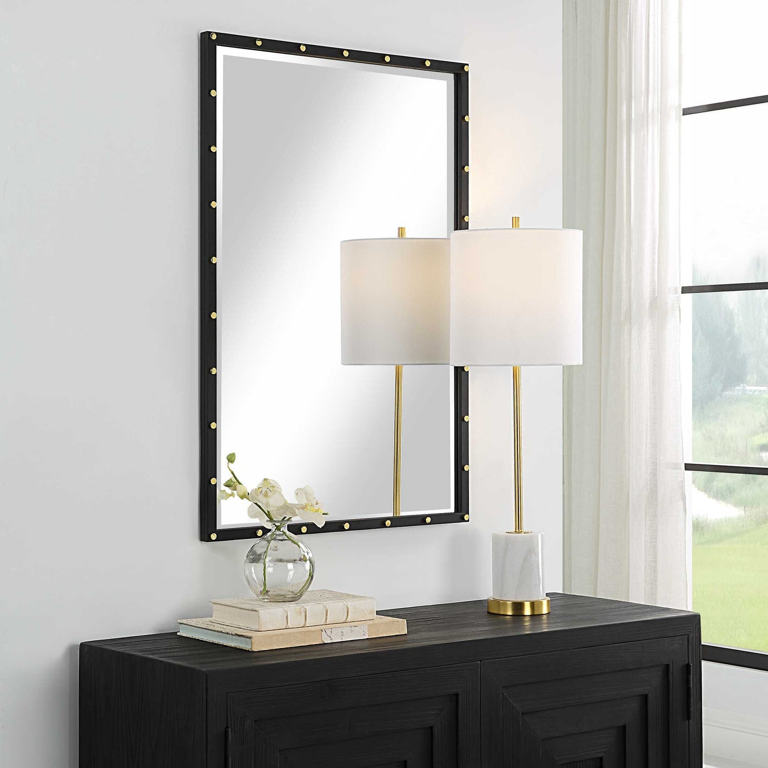UTTERMOST Benedo Industrial Vanity Mirror - Mirrors