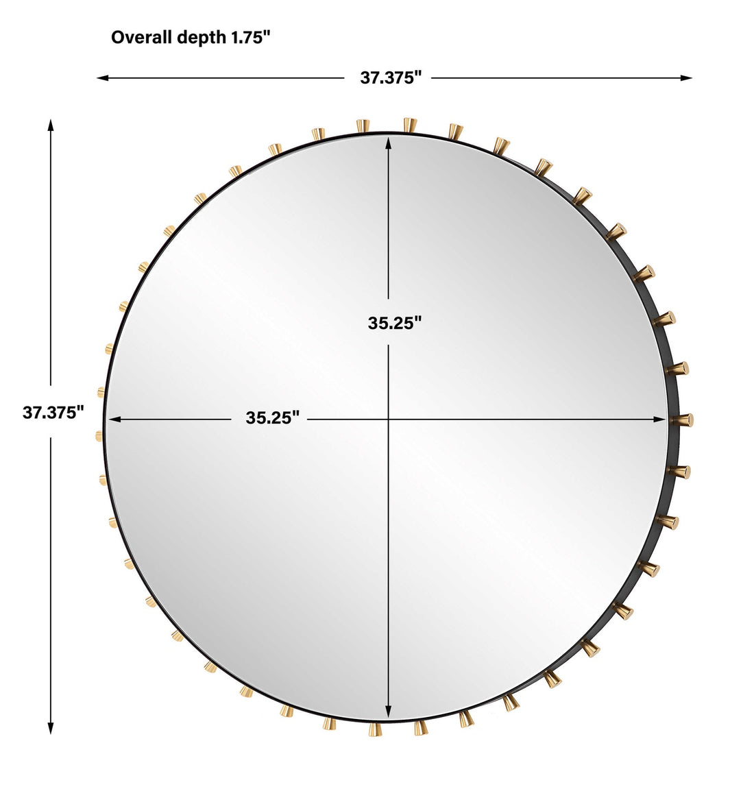 UTTERMOST COSMOPOLITAN MIRROR - Mirrors