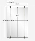 UTTERMOST LADONNA RODS MIRROR - Mirrors
