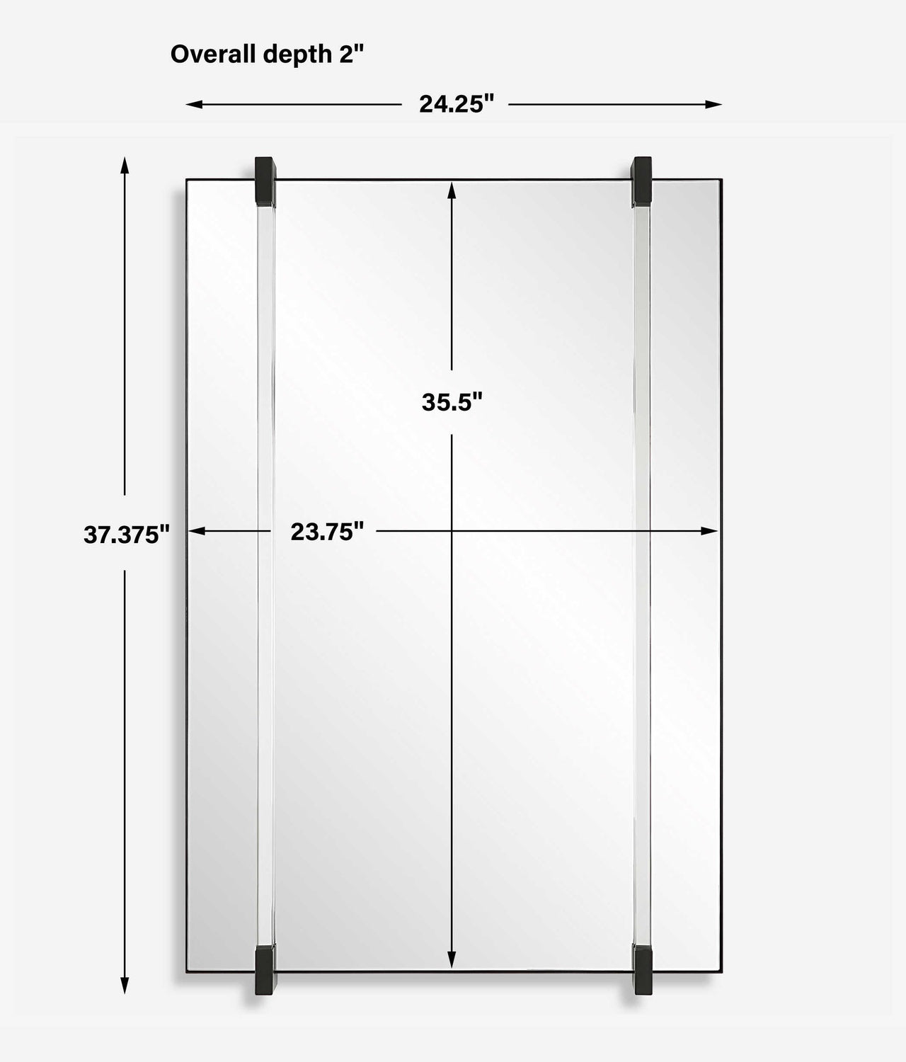 UTTERMOST LADONNA RODS MIRROR - Mirrors