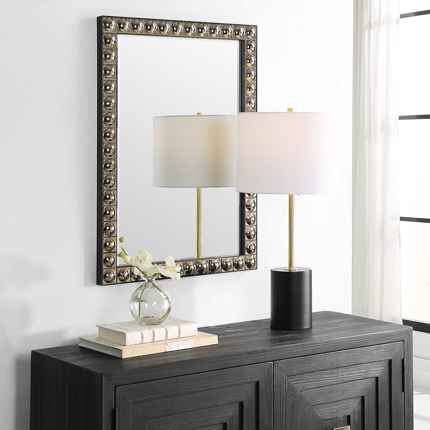 UTTERMOST Silvio Tiled Vanity Mirror - Mirrors