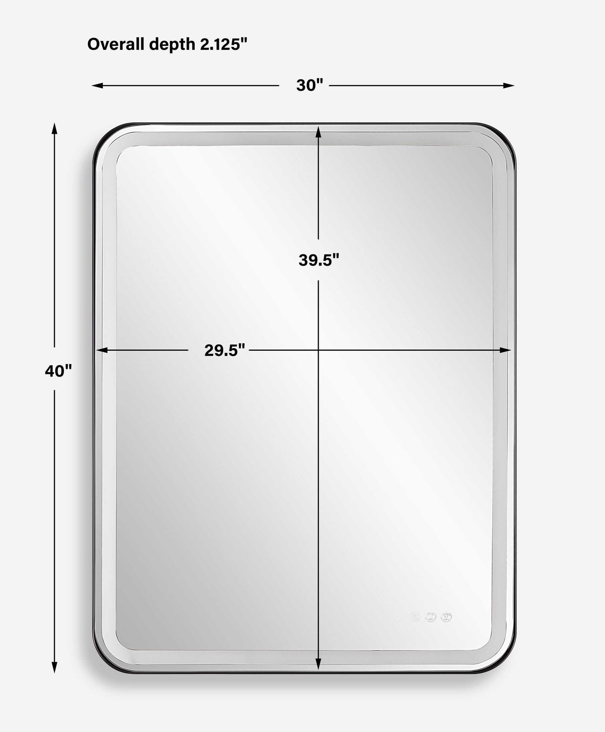 UTTERMOST Crofton Lighted Mirror - Mirrors
