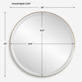 UTTERMOST CROFTON LIGHTED MIRROR - Mirrors