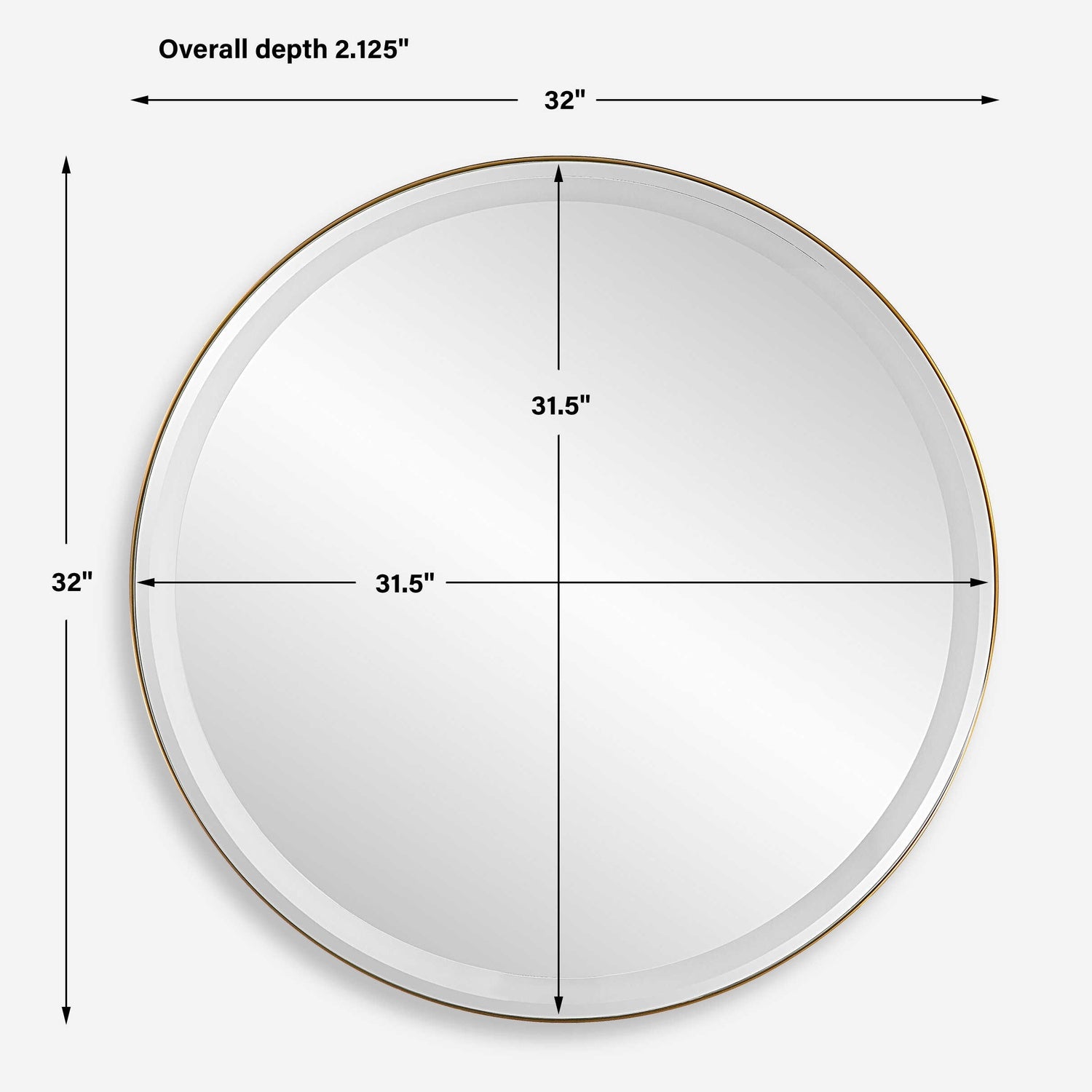 UTTERMOST Crofton Lighted Mirror - Mirrors