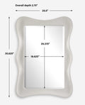UTTERMOST WHITEHAVEN WAVY RECTANGLE MIRROR - Mirrors