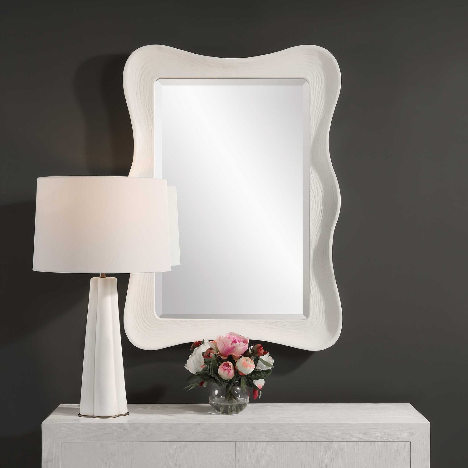 UTTERMOST WHITEHAVEN WAVY RECTANGLE MIRROR - Mirrors
