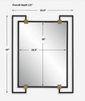 UTTERMOST Ivey Rectangle Industrial Mirror - Mirrors
