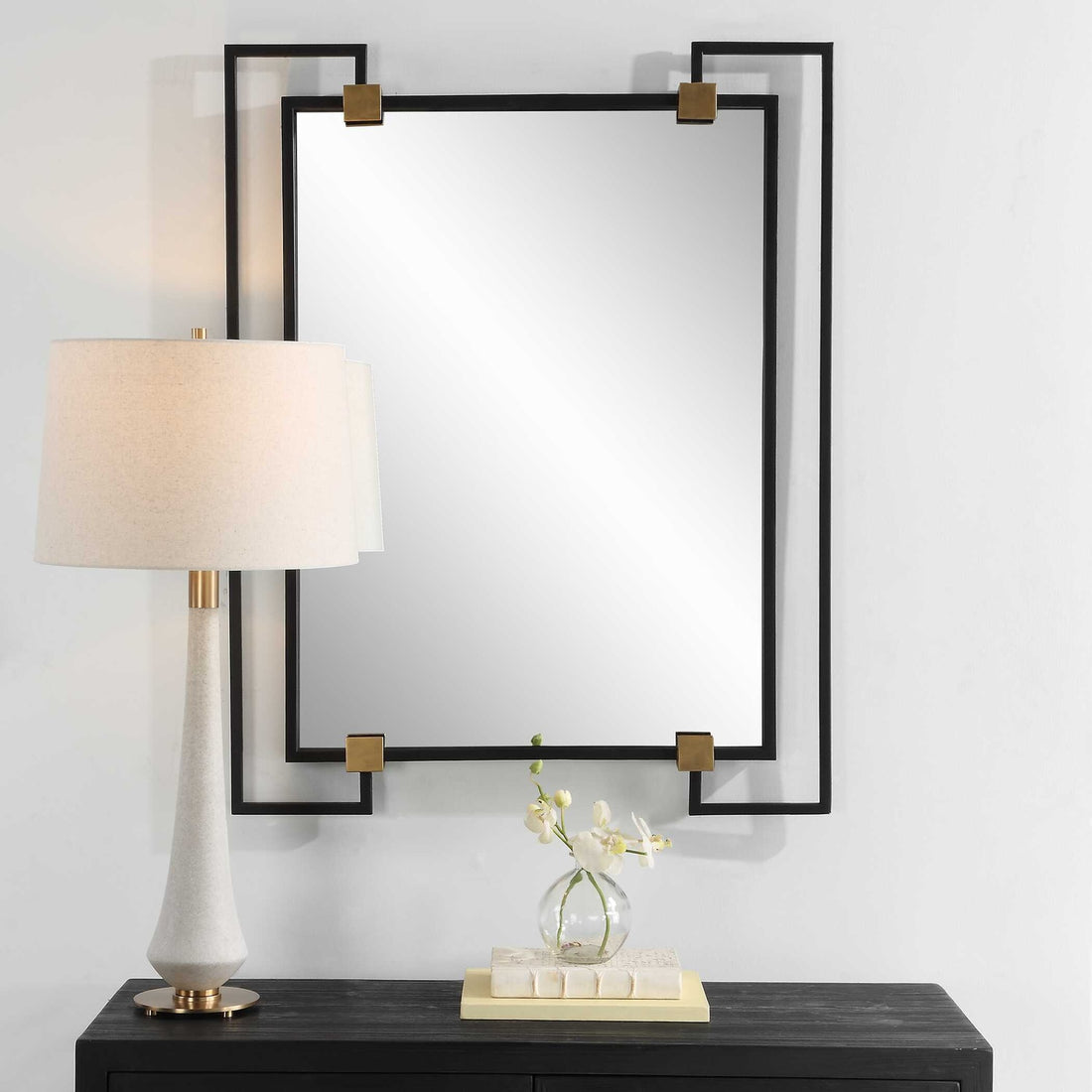 UTTERMOST Ivey Rectangle Industrial Mirror - Mirrors