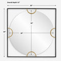 UTTERMOST HINSON SQUARE MIRROR - Mirrors