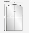 UTTERMOST TORDERA ARCH MIRROR - Mirrors