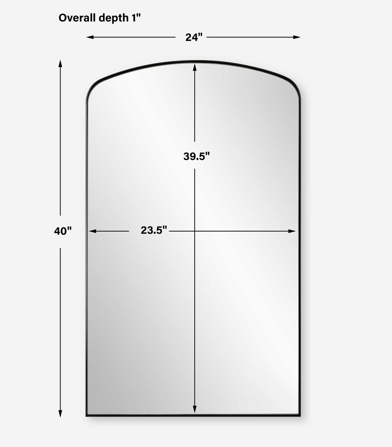 UTTERMOST TORDERA ARCH MIRROR - Mirrors