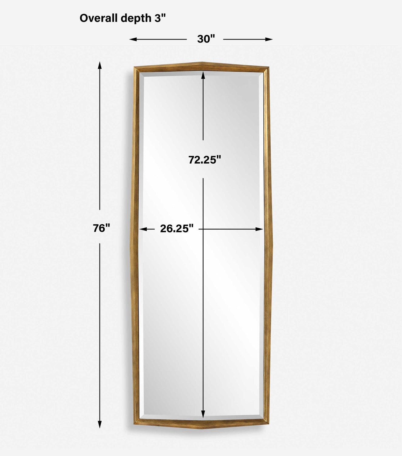 UTTERMOST ON POINT DRESSING MIRROR - Mirrors