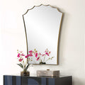 UTTERMOST MONARCH SCALLOPED ARCHED VANITY MIRROR - Mirrors
